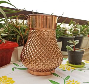 پارچ مسی طرح لوزی 4 نفره