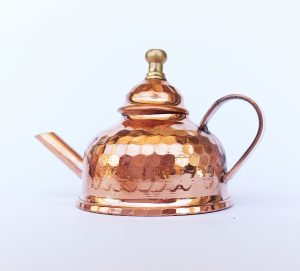 قوری مسی چکشی زعفران دم کنی