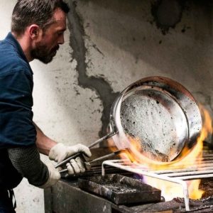 مراحل ساخت ظروف مسی