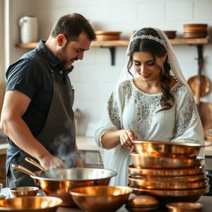 ظروف مسی برای جهیزیه