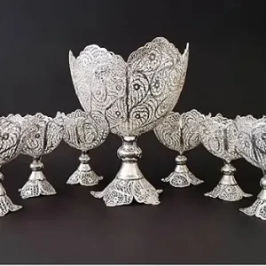 ظروف مسی سفید