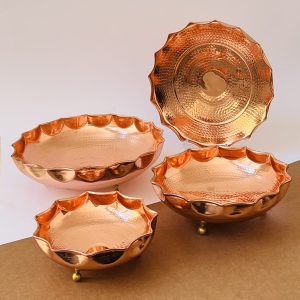 ظروف مسی سفید