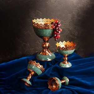 کاربرد ظروف مسی فیروزه کوبی