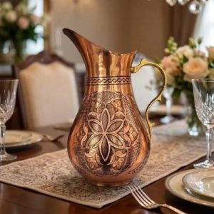 راهنمای خرید و مزایای استفاده از پارچ مسی درب دار برای سلامت و دکوراسیو